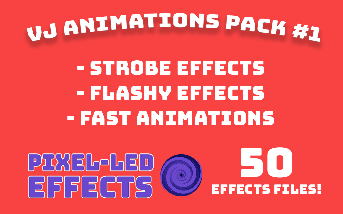 Strobe Flash VJ Animations Pack #1
