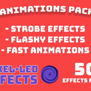 VJ Animations Pack 1 Pixel Led Effects LedEdit Effects